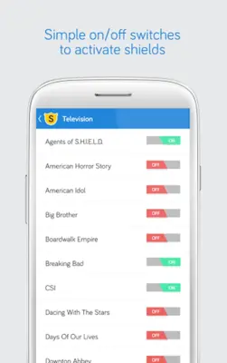 Spoiler Shield android App screenshot 1